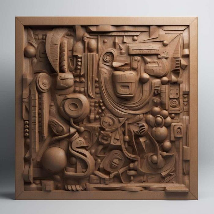 نموذج ثلاثي الأبعاد لآلة CNC 3D Art 